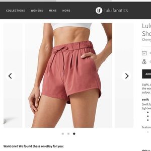 Lululemon stroll at sundown mid rise short 3”